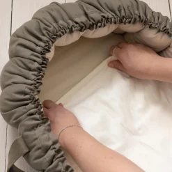 Baby nest waterproof sheet, moonlight beige
