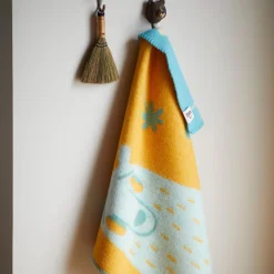Bamse Babypledd, Turquoise/Orange
