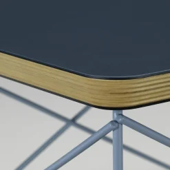 Occasional Table LTR, smoke blue/sky blue